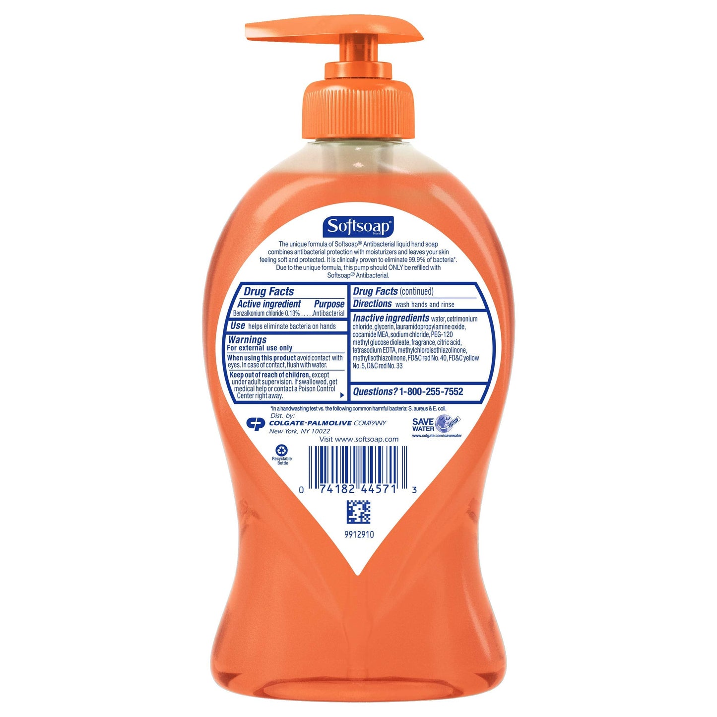 Softsoap Liquid Hand Soap Pump, Antibacterial Crisp Clean, 11.25 Ounce Each (Value Pack of 10) Beauty & Personal Care Softsoap