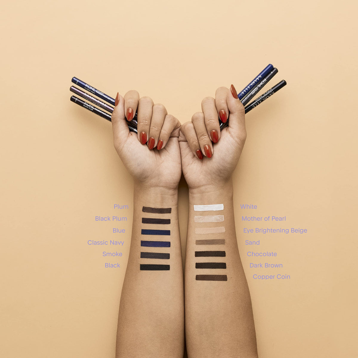 Marcelle Kohl Eyeliner, White, Eye Pencil, Long-Lasting, Waterproof, Intense Colour, Fragrance-Free, Hypoallergenic, Recognized by CDA, Cruelty-Free Beauty & Personal Care MARCELLE