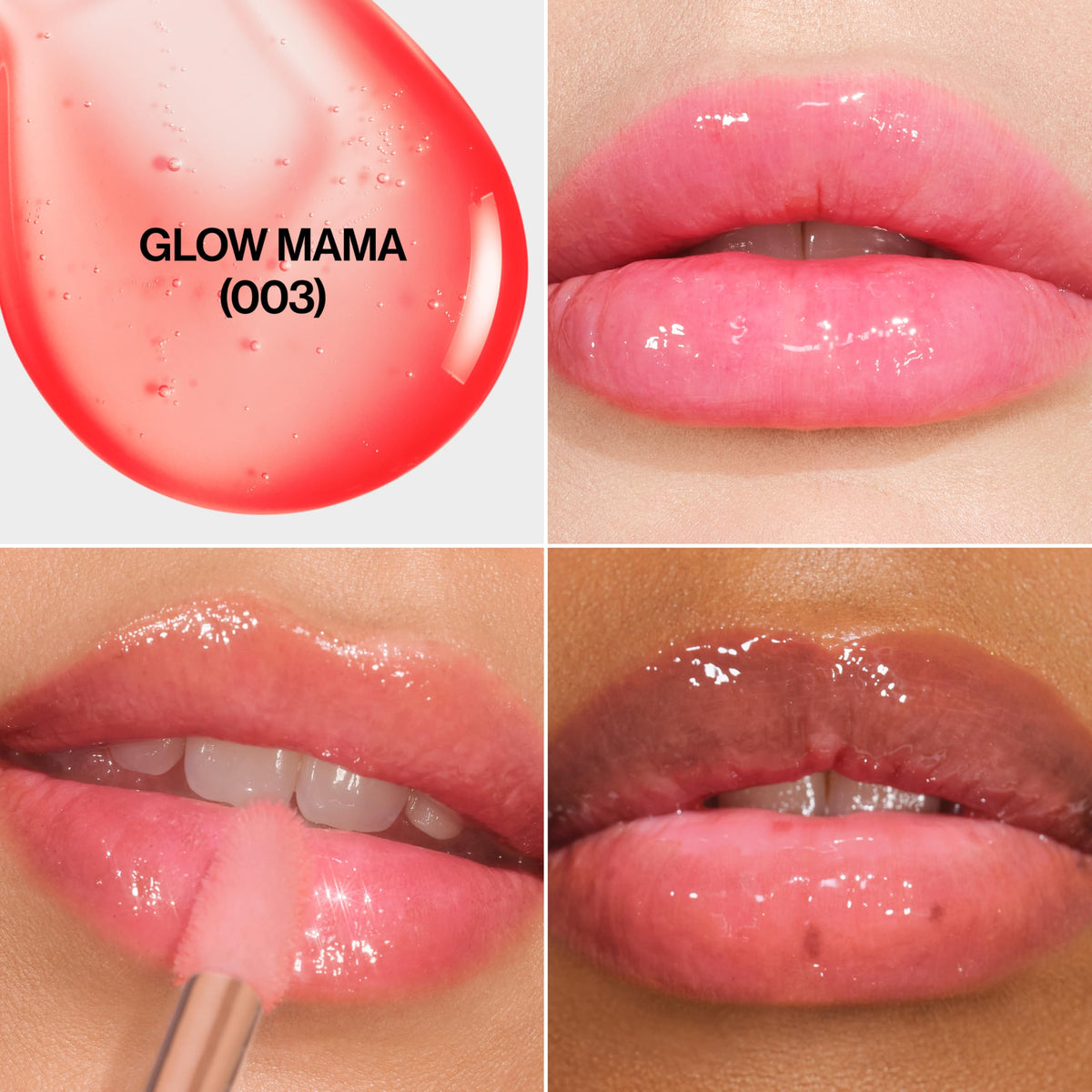 REVLON Super Lustrous Glimmer Lip Oil, Moisturizing & Tinted, Shiny Finish, Made with Plant-Based Squalane, 003 Glow Mama, 0.13 fl oz Beauty & Personal Care REVLON
