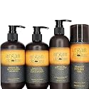 Argan Deluxe Wash and Go Bundle-Shampoo, Conditioner, Curl Cream and Styling Gel Beauty & Personal Care argan deluxe PROFESSIONAL