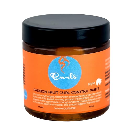 Curls Passion Fruit Control Paste - For Edges and Frizzy Hair - For All Types - 4 Fl Oz Beauty & Personal Care Curls