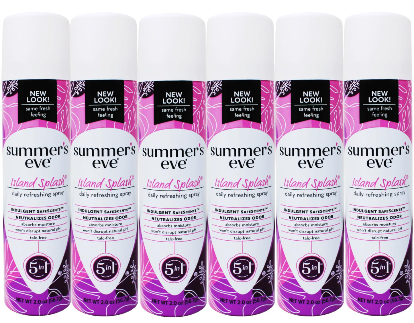 Summer's Eve Deodorant Spray Island Splash 2.0 oz. (Quantity of 6) Beauty and Personal Care Summer's Eve