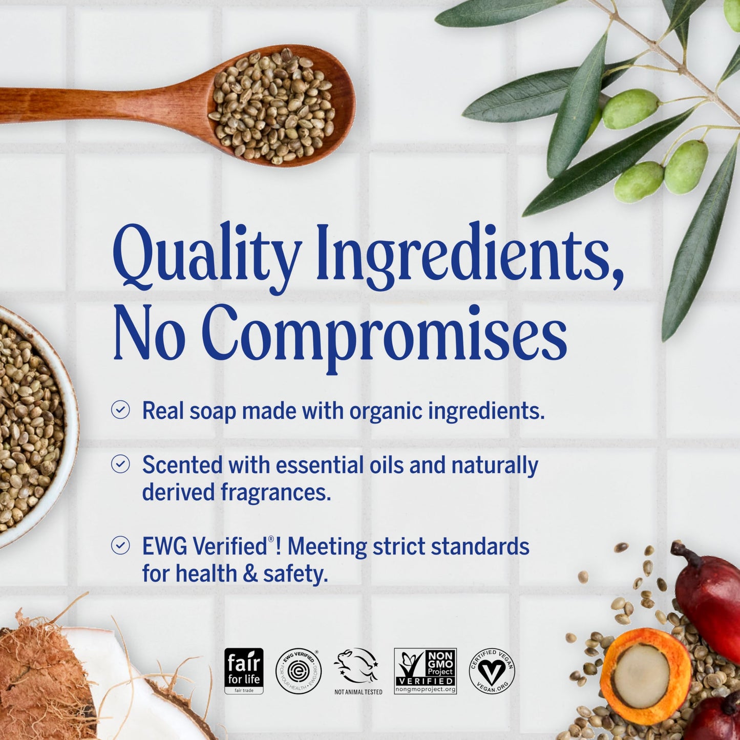 Dr. Bronner's Pure-Castile Magic Bar Soap - Made with Regenerative Organic Certified Oils - For Face, Body, Hair- Gentle on Sensitive Skin - Vegan Beauty & Personal Care Dr. Bronner's