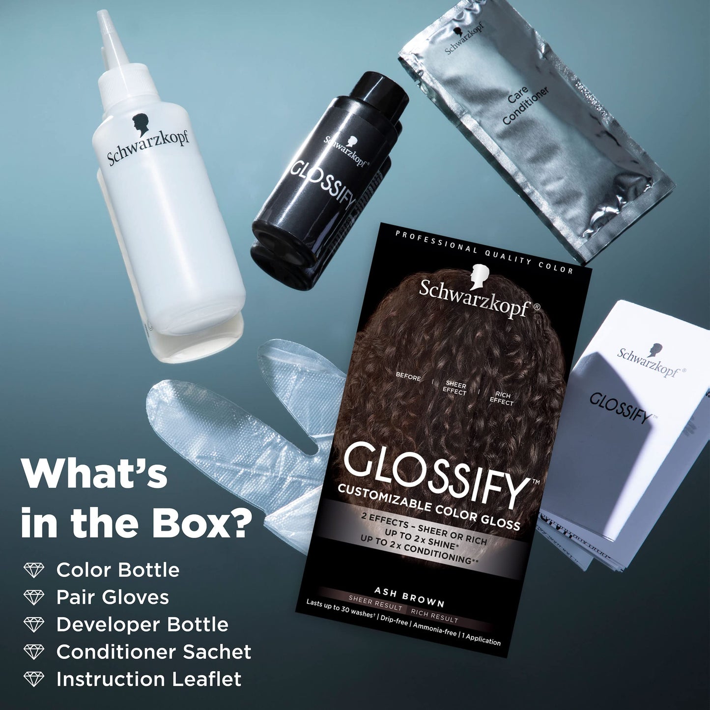 Schwarzkopf Glossify Customizable Color Gloss, Ash Brown Beauty & Personal Care Schwarzkopf
