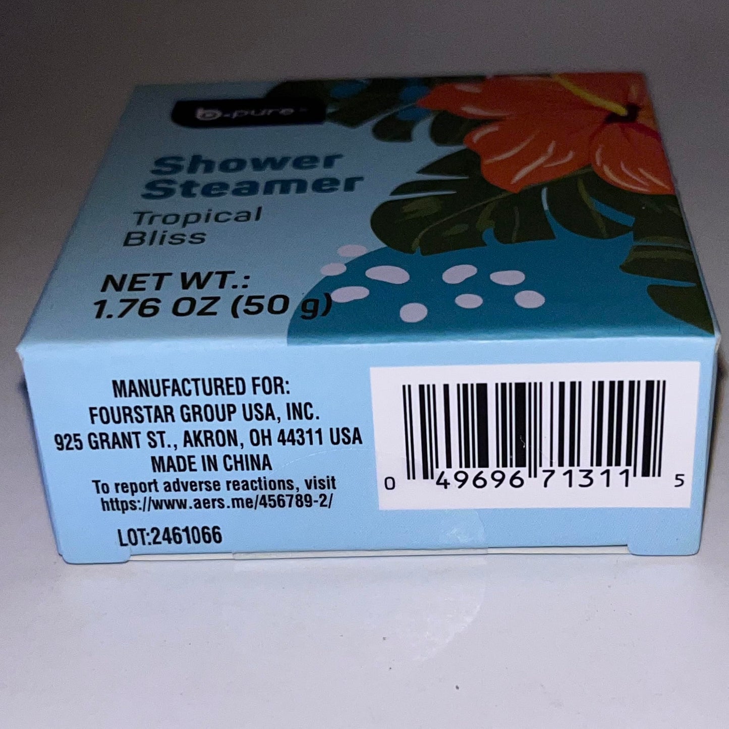 B.pure Shower Steamer Tropical Bliss 50g Beauty and Personal Care b.pure