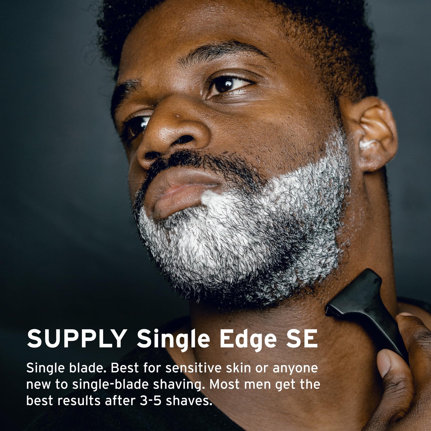 SUPPLY Single Edge SE Blade Refills for Men - Pack of 8 Japanese-Made Black Label Injector Razor Blades - Fits the SUPPLY SE Razor, 10-12 Shaves Each Beauty and Personal Care Supply