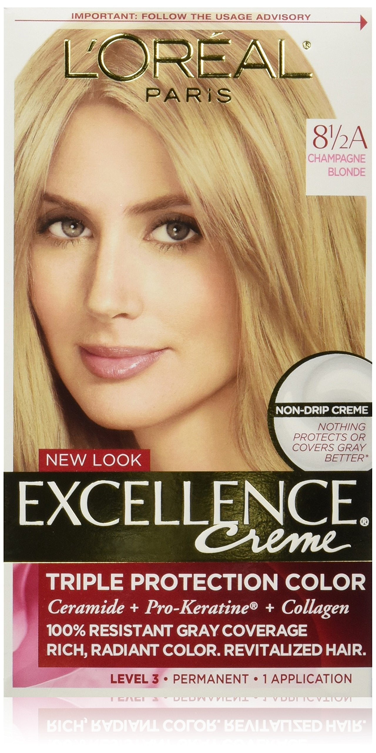 L'Oreal Paris Excellence Creme Hair Color, 8.5A Champagne Blonde Beauty & Personal Care L'Oreal Paris