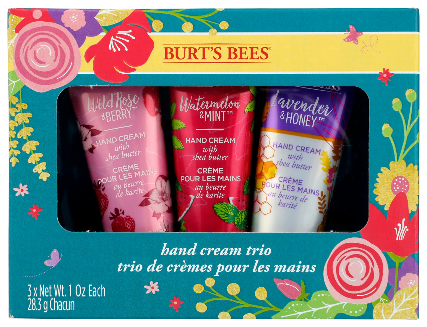 BURTS BEES Hand Cream Trio Gift Set, 3 CT Beauty & Personal Care Burt's Bees
