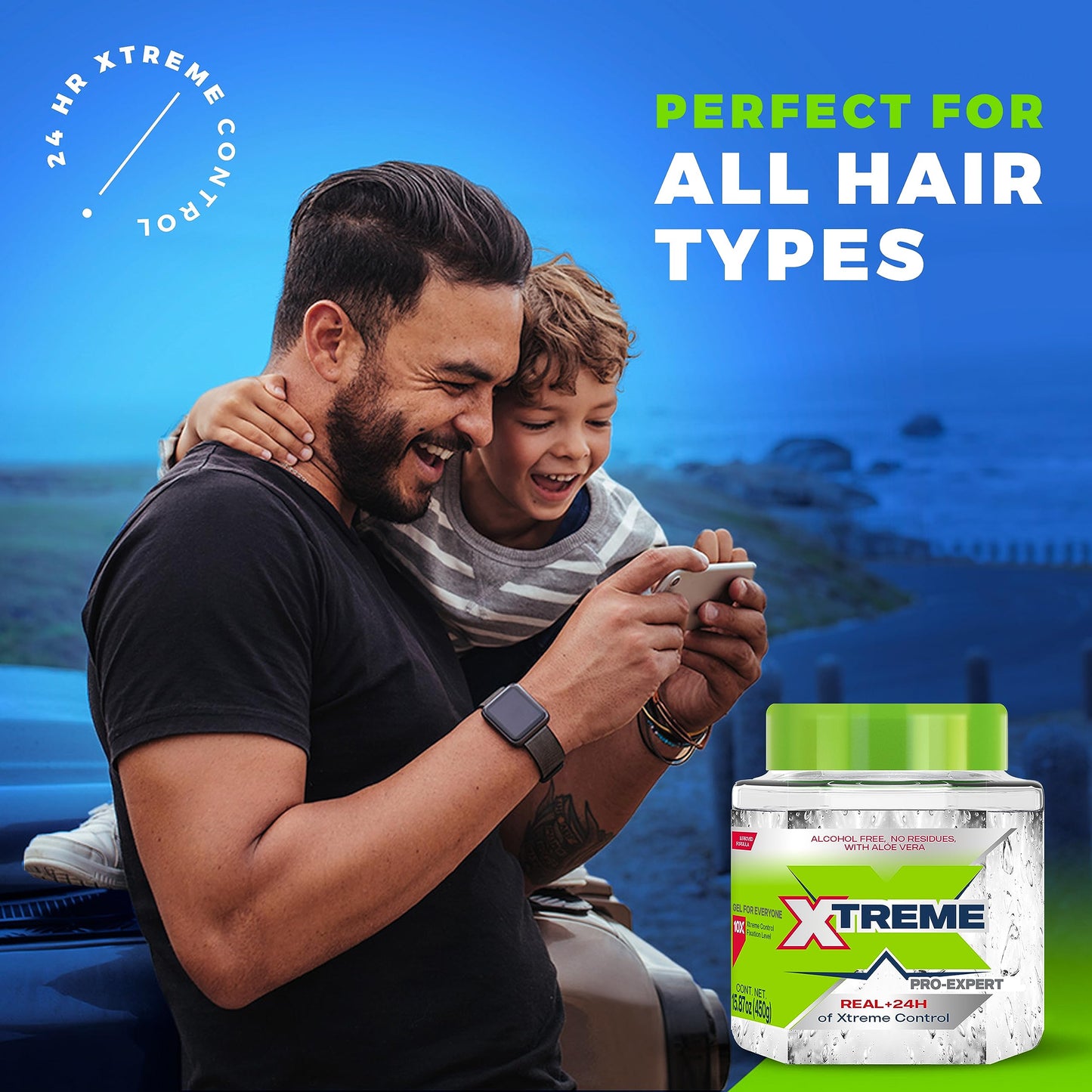 Xtreme Pro-Expert Clear Styling Hair Gel, 15.87 Oz, Pack of 2 Beauty and Personal Care Xtreme