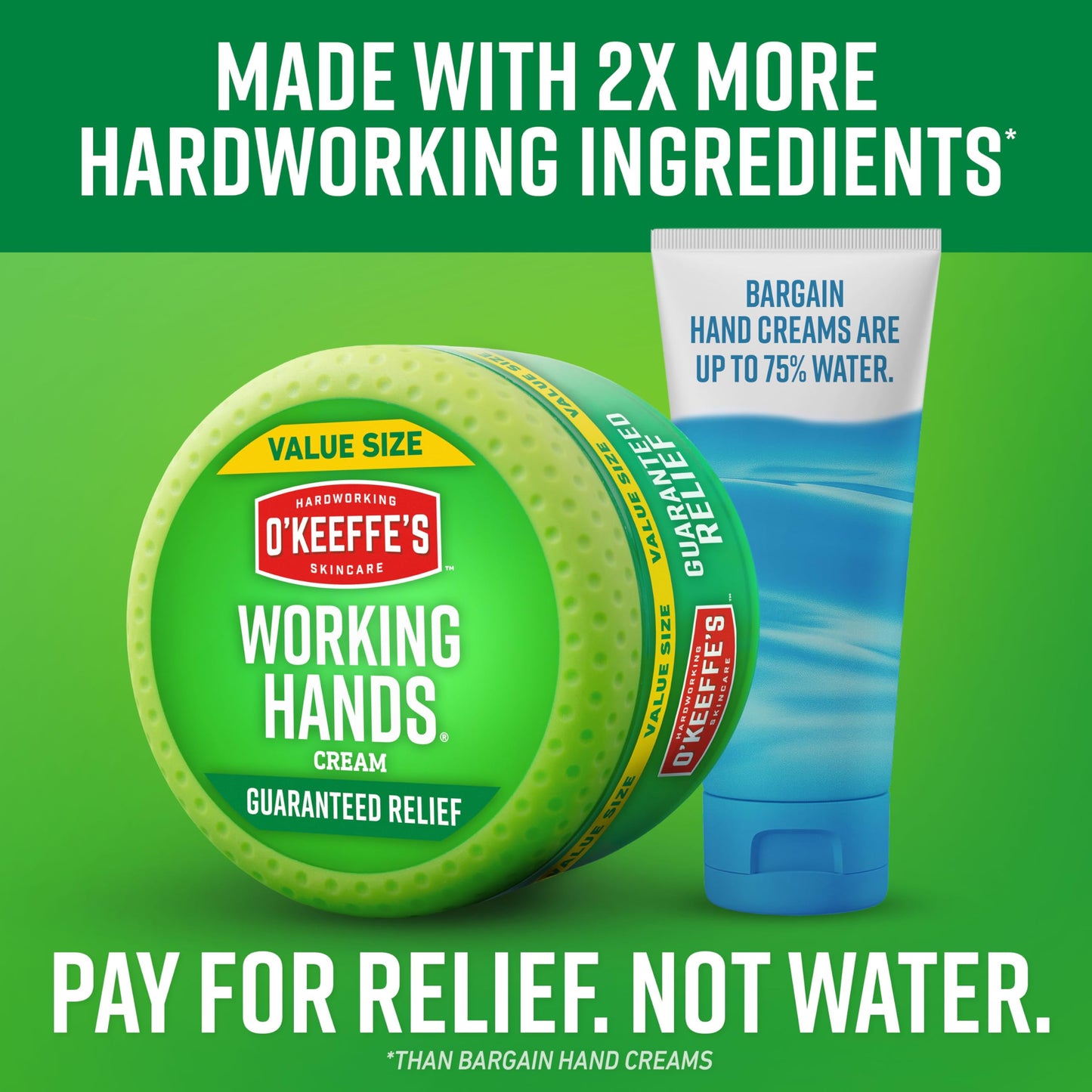 O'Keeffe's K0680001-3 Working Hands Hand Cream in Jar (3 Pack), 6.8 oz Beauty & Personal Care O'Keeffe's