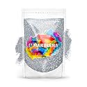 MARBLERS Holographic Glitter [Holo Silver] 3oz (85g) | Fine | Non-Toxic, Vegan, Cruelty-Free | Face, Body, Eyeshadow, Hair, Festival, Party Makeup | Beauty & Personal Care MARBLERS