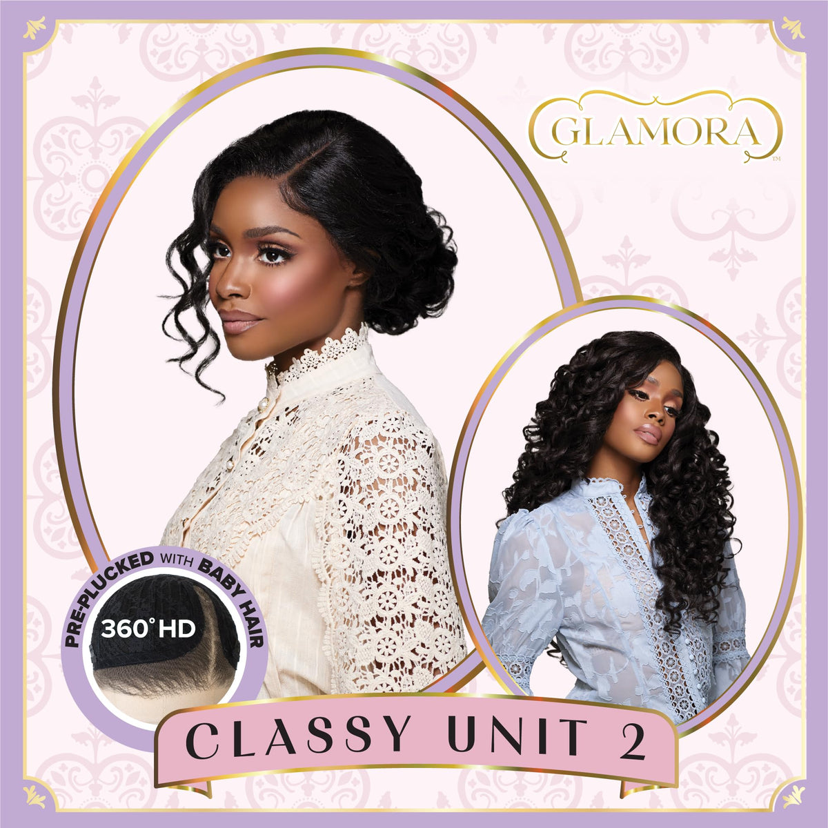 Sensationnel Glamora 360 LaceWig-Classy Unit 2, 2 DARKBROWN