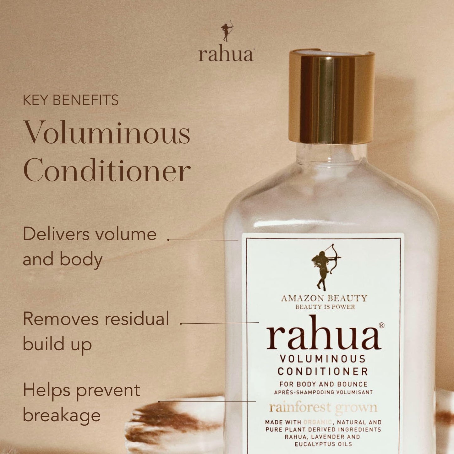 Rahua Voluminous Conditioner, Vegan Hydrating Conditioner for Fine to Medium Hair, Sulfate Free, Color Safe Nourishing Formula Oil, Quinoa, Shea Beauty & Personal Care Rahua