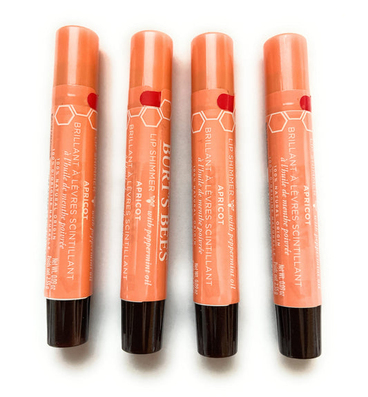 Burt's Bees Lip Shimmer Apricot, 0.09 Ounce (Pack of 4) Beauty & Personal Care Burt's Bees
