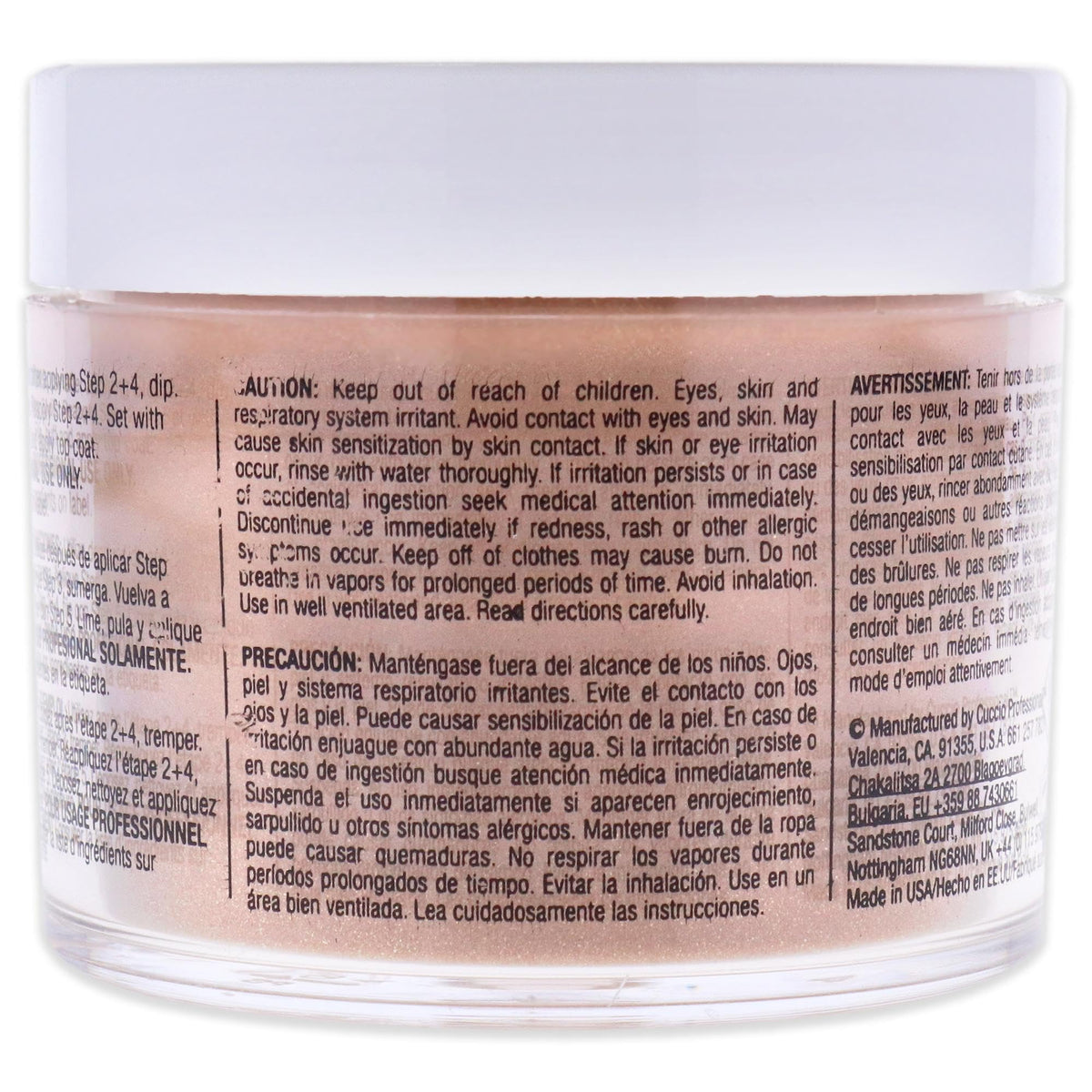 Cuccio Colour Powder Nail Polish- Lacquer For Manicure And Pedicure- Highly Pigmented Powder That Is Finely Milled- Durable Finish, Flawless Rich