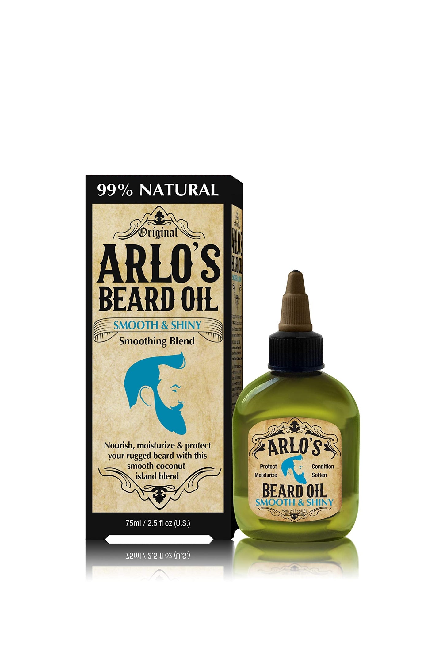 Arlo's Beard Oil - Smooth and Shiny 2.5 ounce Beauty & Personal Care Arlo's