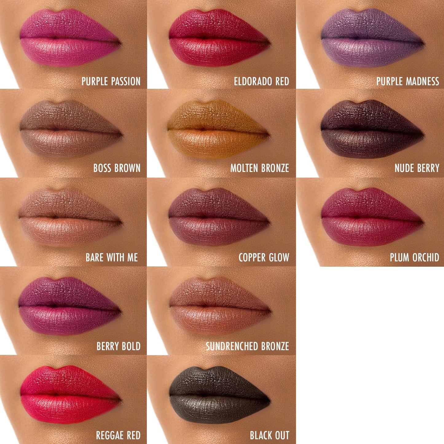 Black Radiance Perfect Tone Lipstick Lip Color, Eldorado Red, 0.13 Ounce Beauty & Personal Care Black Radiance