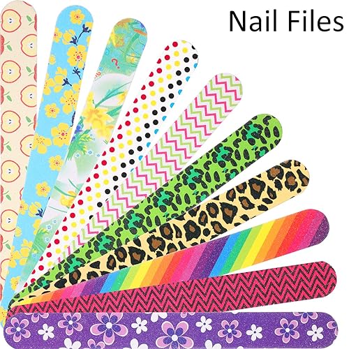 Mudder 20 Pcs Nail File Colorful Emery Boards Nail Buffer File Tools for Women Double Sided Filers for Shaping and Smoothing Toenails and Fingernails Beauty & Personal Care Mudder