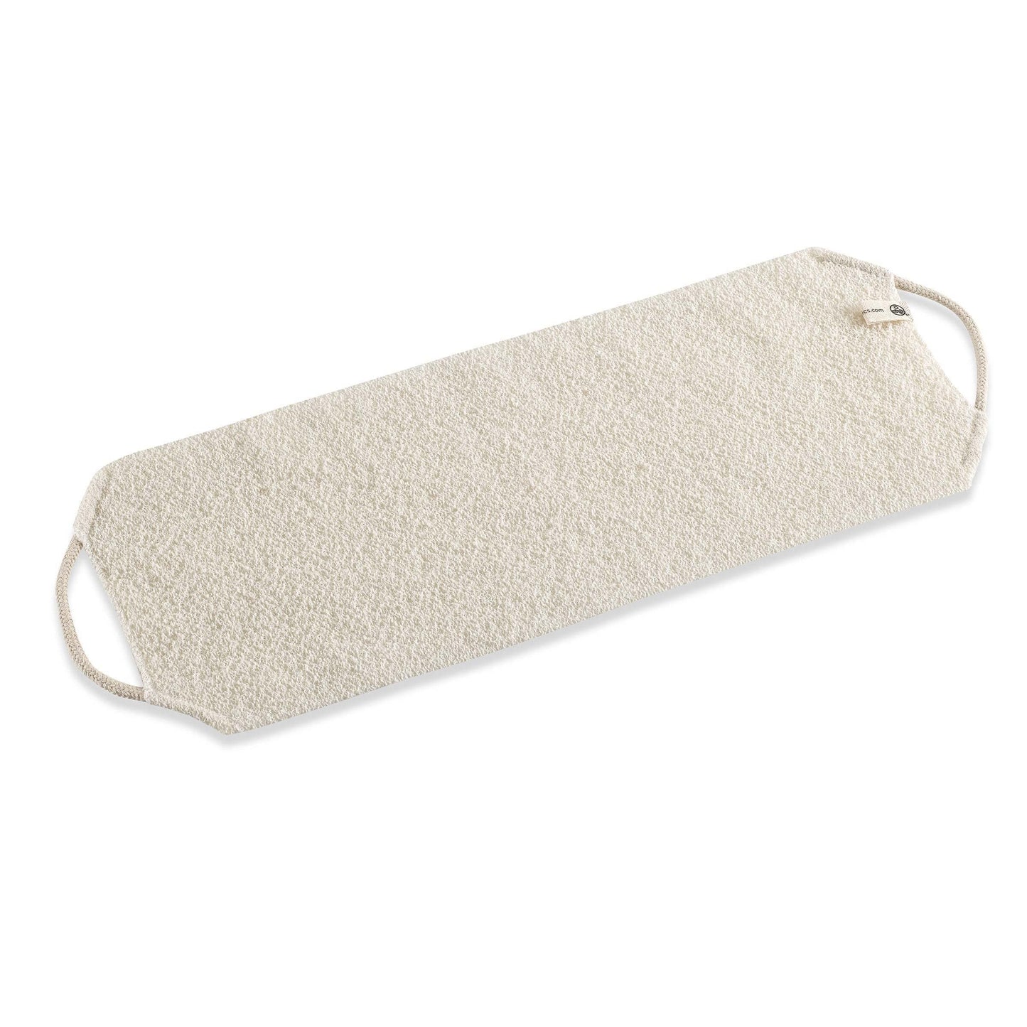 Earth Therapeutics Organic Cotton Exfoliating Wash Towel with Straps Beauty and Personal Care Earth Therapeutics