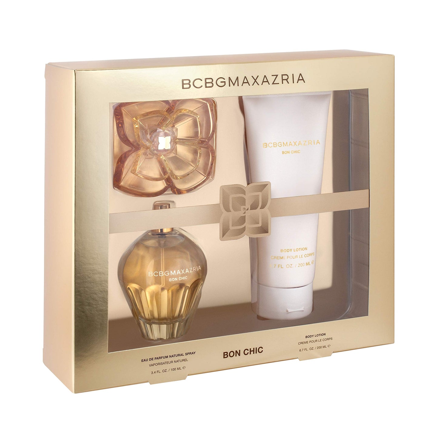 BCBGMAXAZRIA - 2 Piece Fragrance Giftset for Women - Bon Chic - (3.4oz/100ml EDP Perfume + 6.7oz/200ml Body Lotion) for Women Beauty & Personal Care BCBGMAXAZRIA