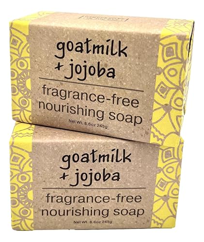 Greenwich Bay Trading Co, Goatmilk and Jojoba Essential Oil Nourishing Bath Bar Soap, Set of 2, 8.6 Ounces Each Beauty & Personal Care Greenwich Bay Trading Company