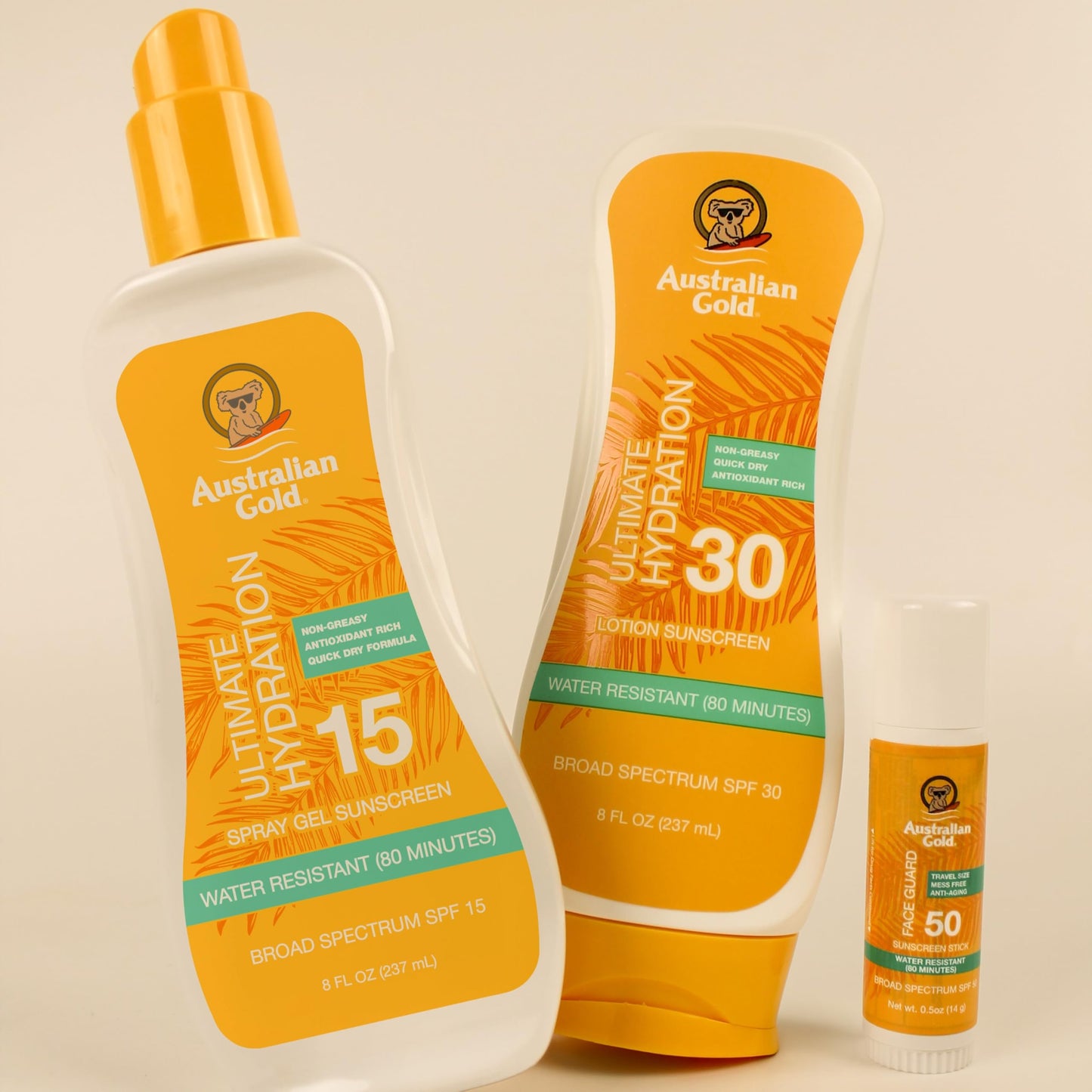 Australian Gold Spray Gel Sunscreen Moisturize Hydrate Skin, Broad Spectrum, Water Resistant, NonGreasyc, Oxybenzone Free, Cruelty Free, SPF 30 Beauty & Personal Care Australian Gold