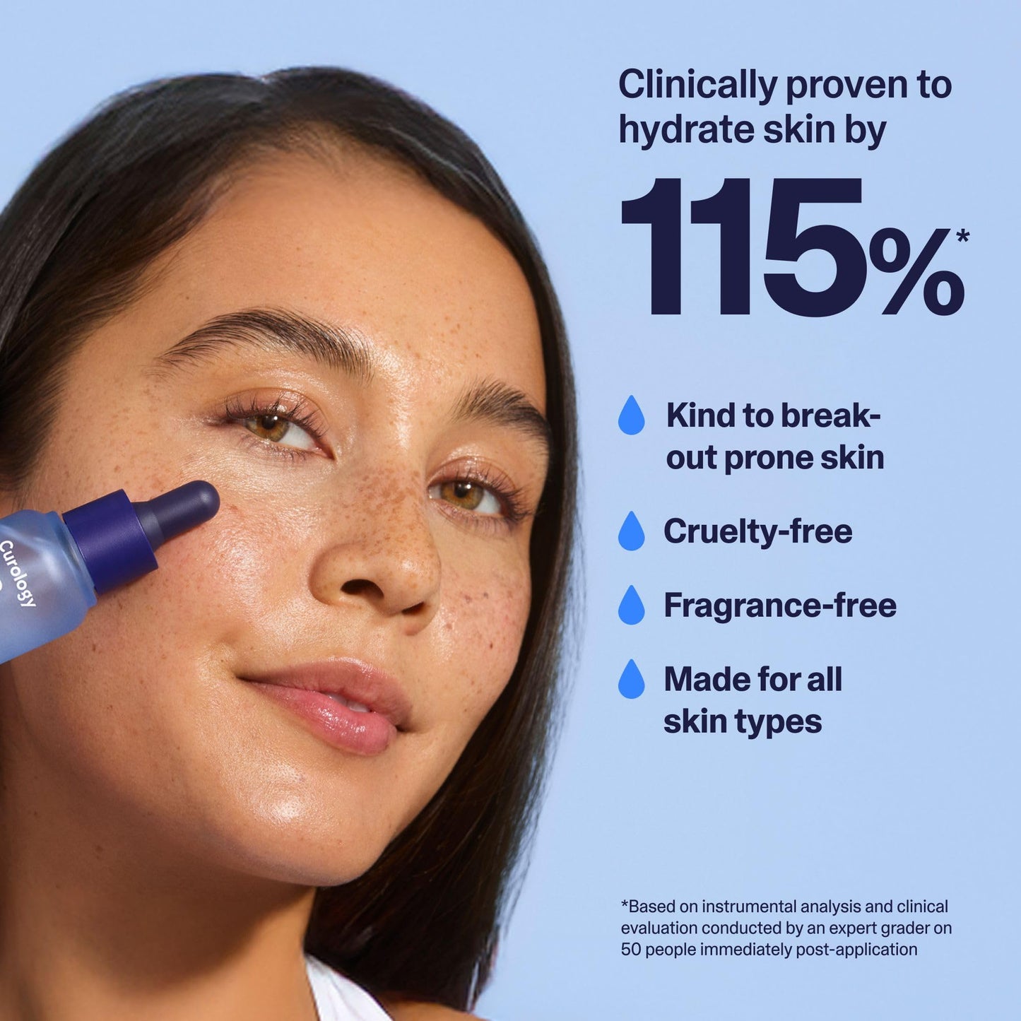 Curology Hydration Serum, Hyaluronic Acid-5 Complex Face Serum, Visibly Plumping, Smoothing, Hydrating Skin Care, 1 fl oz Beauty & Personal Care Curology