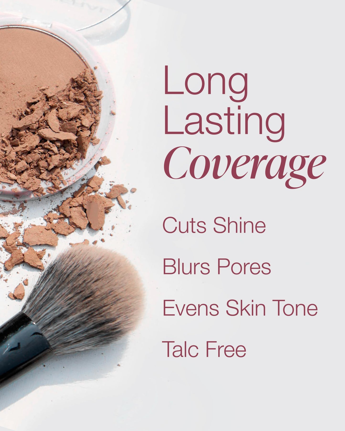 Mineral Fusion Pressed Powder Foundation - Matte Finish Face Powder for Fair Skin with Peachy Undertones - Age Defying Foundation Makeup - Talc Free Beauty & Personal Care Mineral Fusion