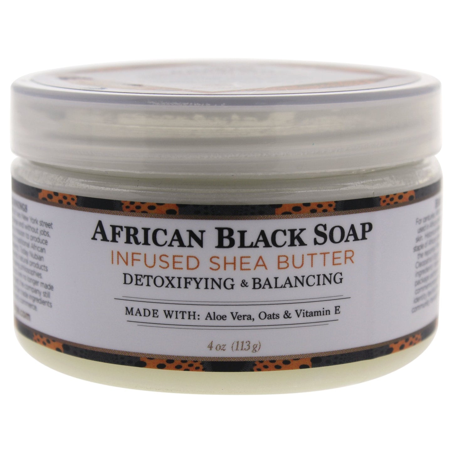 Shea Butter Infused with African Black Soap Extract by Nubian Heritage for Unisex - 4 oz Lotion Beauty & Personal Care Nubian Heritage