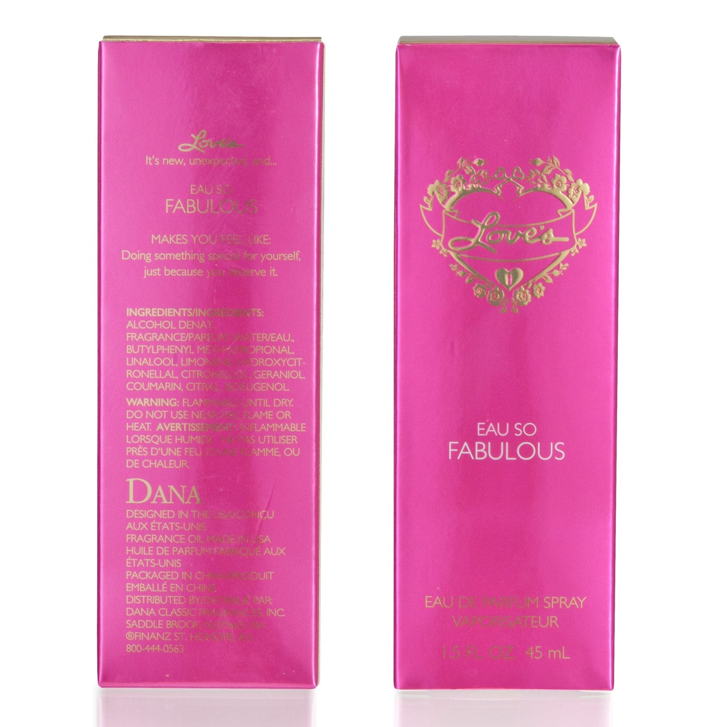 Love's Eau So Fabulous by Dana Eau De Parfum Spray 1.5 oz for Women Beauty & Personal Care Dana