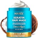 MAREE Deep Conditioning Hair Mask for Damaged Hair Treatment - Keratin Hair Care for Hydrating Growth Repair Moisturizing - Dry Curly Color Refreshing Beauty & Personal Care MAREE