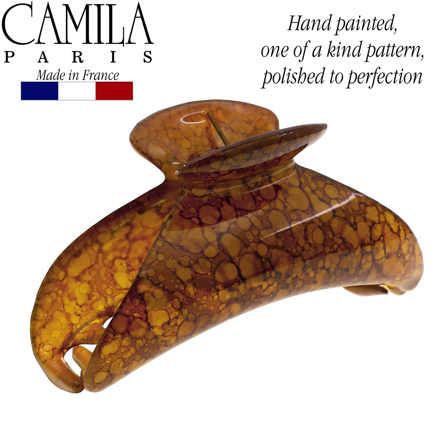 Camila Paris MP925 French Hair Clip for Women Thick Hair for Long Curly Wavy Hair, Girls Hair Claw Clips Jaw, Durable Styling Big Claw Clip for Thick Beauty & Personal Care Camila