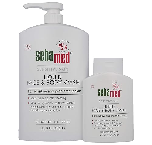 SEBAMED Liquid Face and Body Wash (1 Liter) (1L + 200mL Bundle) Beauty & Personal Care SEBAMED