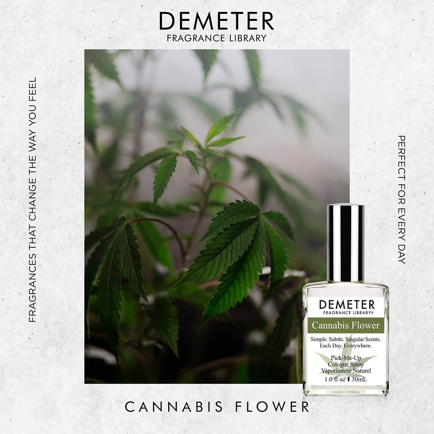 DEMETER Natural Perfume Spray Cologne for Women, Cannabis Flower, 1 oz Beauty & Personal Care DEMETER