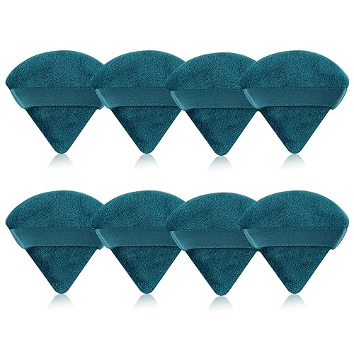 8 Pieces Triangle Powder Puff Face Soft Triangle Makeup Puff Velour Cosmetic Foundation Blender Sponge Beauty Makeup Tools Beauty & Personal Care MMQ