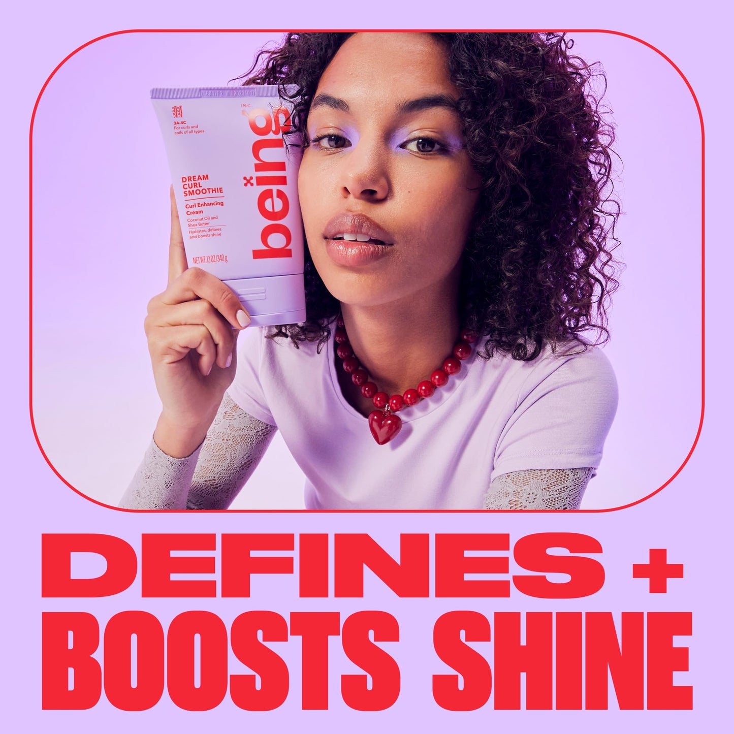 being DREAM CURL SMOOTHIE Curl Enhancing Cream with Coconut Oil and Shea Butter 12 OZ(Pack of 2) Beauty & Personal Care BEING INC