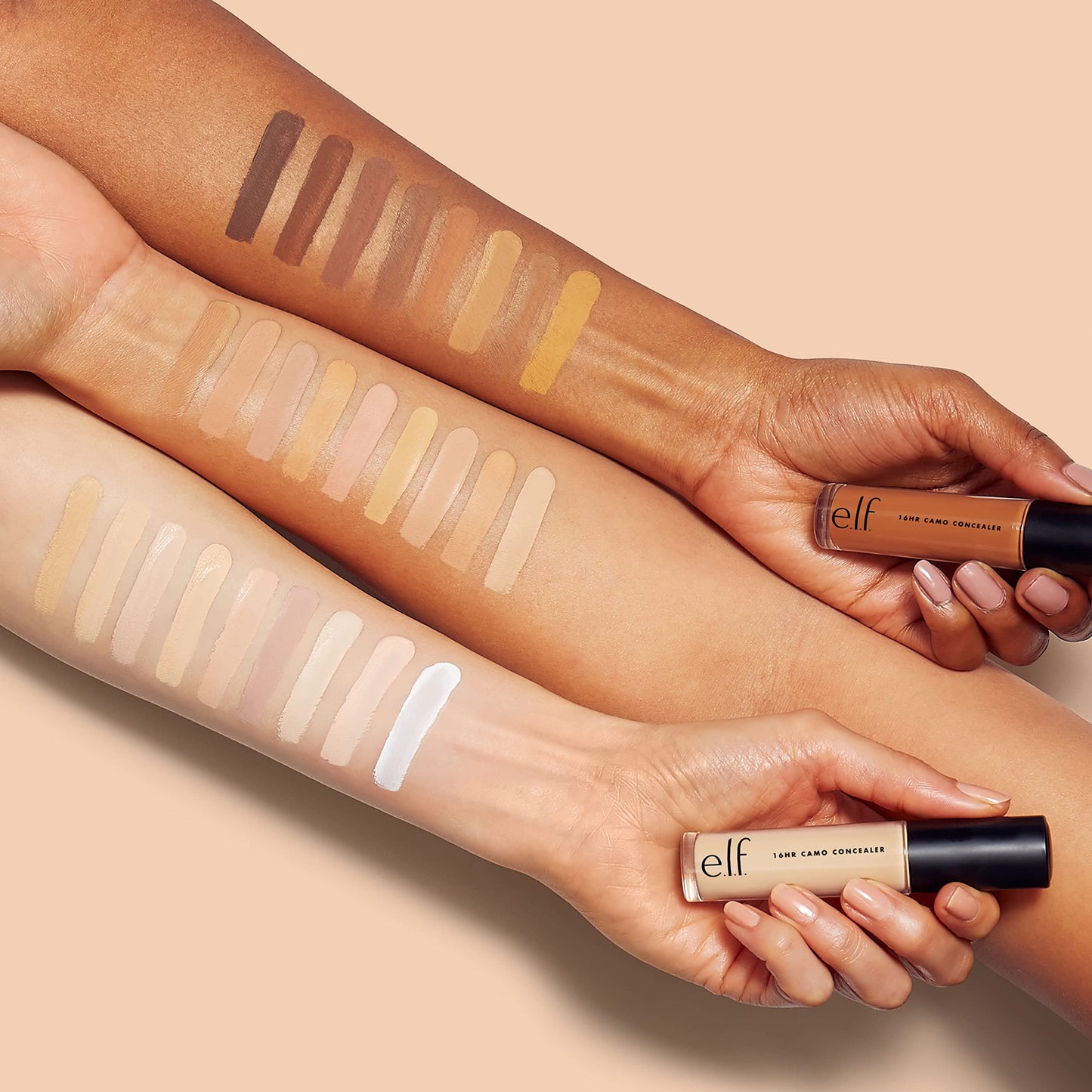 e.l.f. 16HR Camo Concealer, Full Coverage & Highly Pigmented, Matte Finish, Medium Warm, 0.203 Fl Oz Beauty & Personal Care e.l.f.