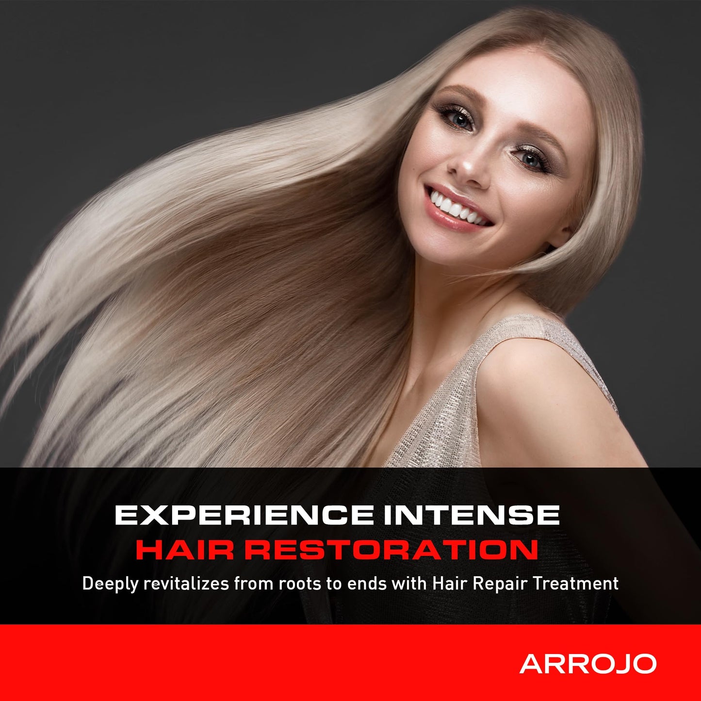 Arrojo Hair Repair Treatment, 5.1 fl oz - Cruelty-Free, Paraben-Free Sulfate-Free Hair Conditioner Mask with Keratin, Avocado & Coconut Oil - Ideal Beauty & Personal Care ARROJO