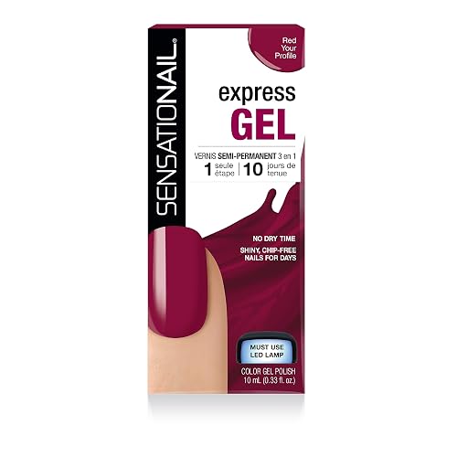 Pacific World Sensationail Express Gel, Red Your Profile (1 ct) Beauty & Personal Care Sensationail