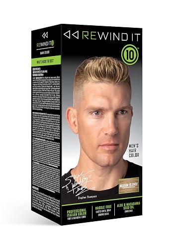 REWIND IT 10 Medium Blonde Men's Hair Color Beauty & Personal Care REWIND IT 10