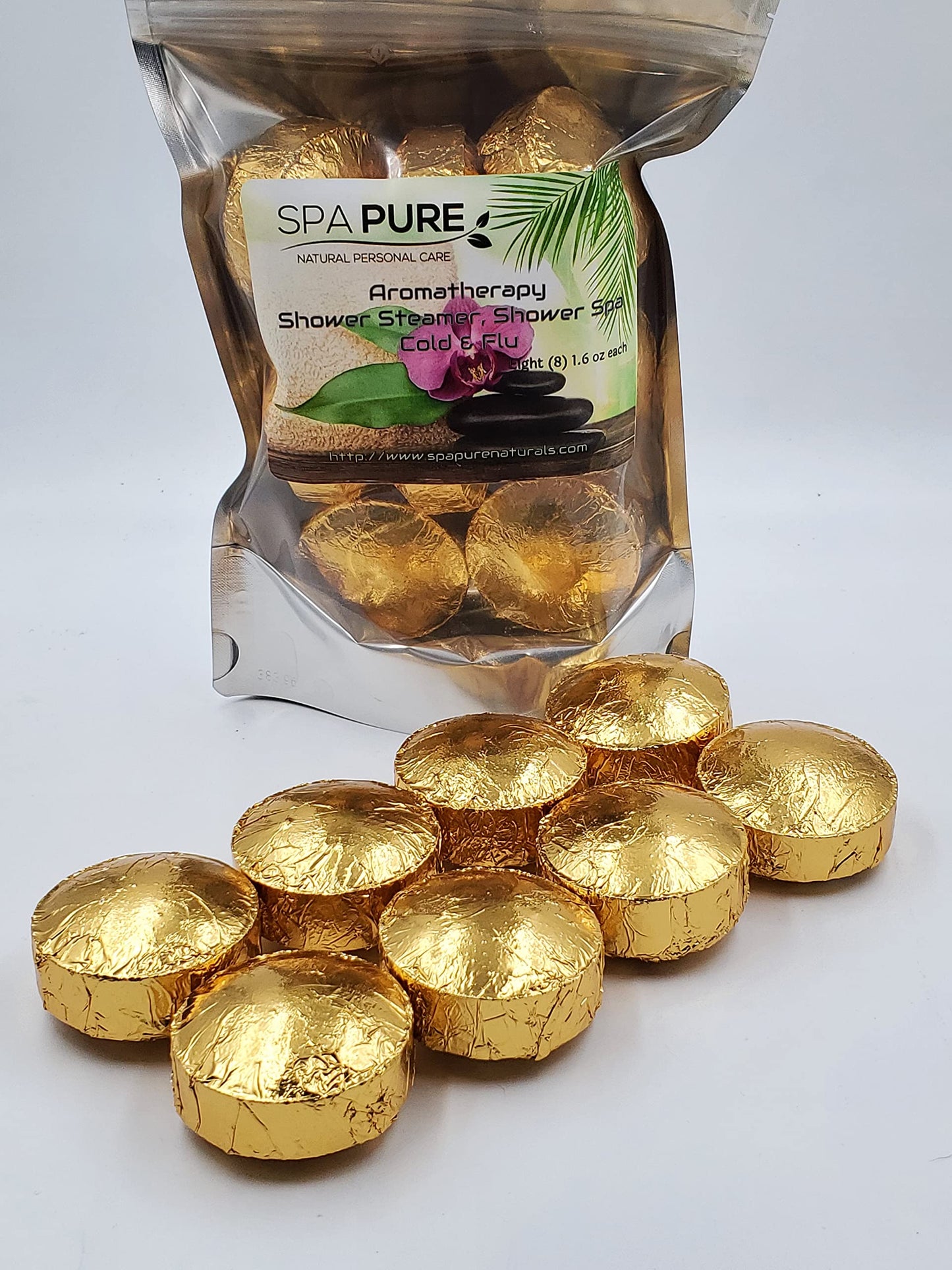 Spa Pure Cold Relief Aromatherapy: Shower Steamers, Shower Bombs, Bath Melts, USA Made with 100% Pure Essential Oils - Transform Your Shower 8 Count… Beauty & Personal Care Spa Pure