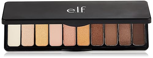 e.l.f. Cosmetics Need It Nude Eyeshadow Palette, Highlight, Shade and Define Your Eyes, Ten Nude Shades Beauty & Personal Care e.l.f.