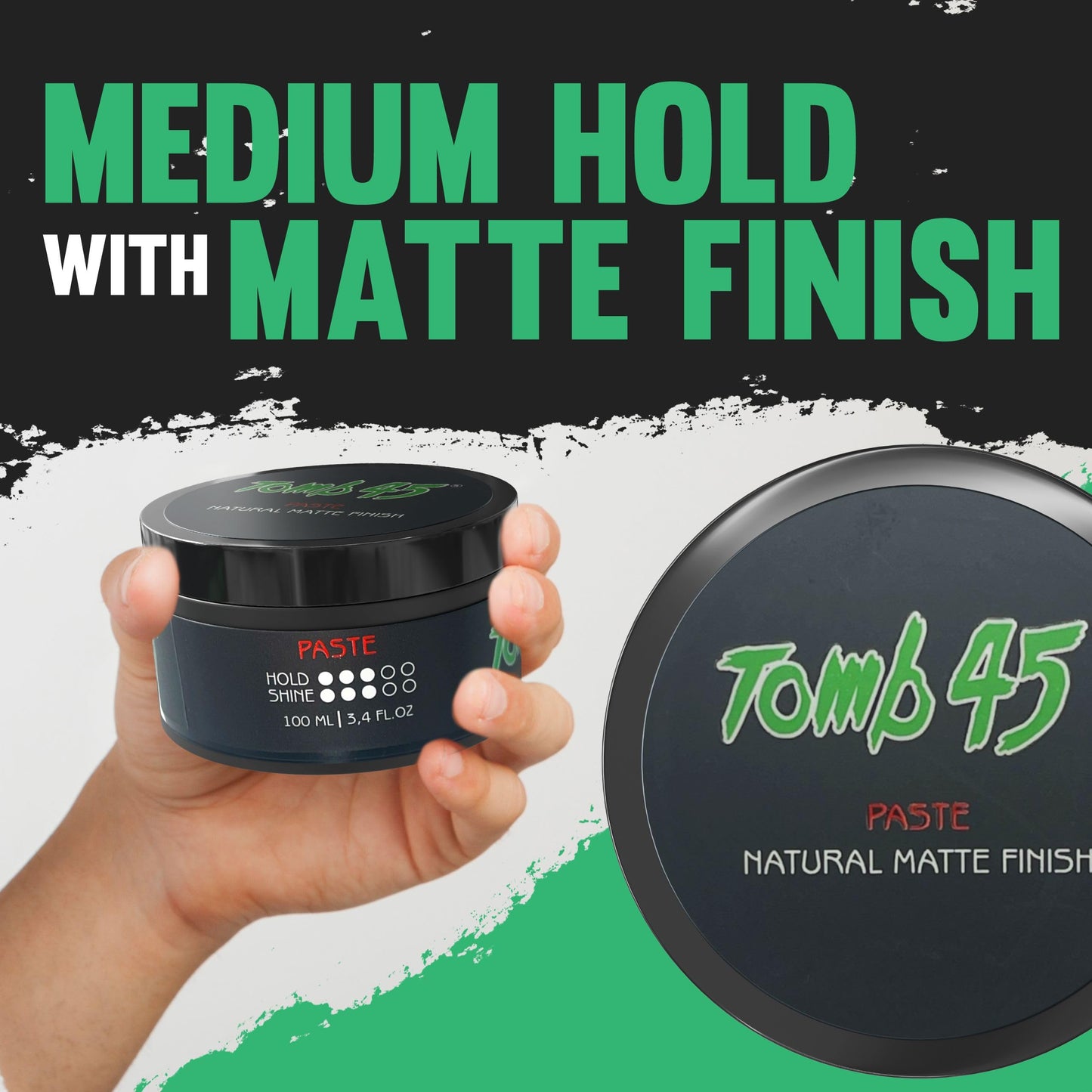 Tomb 45 Styling Paste for Men and Women - Medium Hold With a Matte Finish For All Hair Types Beauty & Personal Care Tomb 45