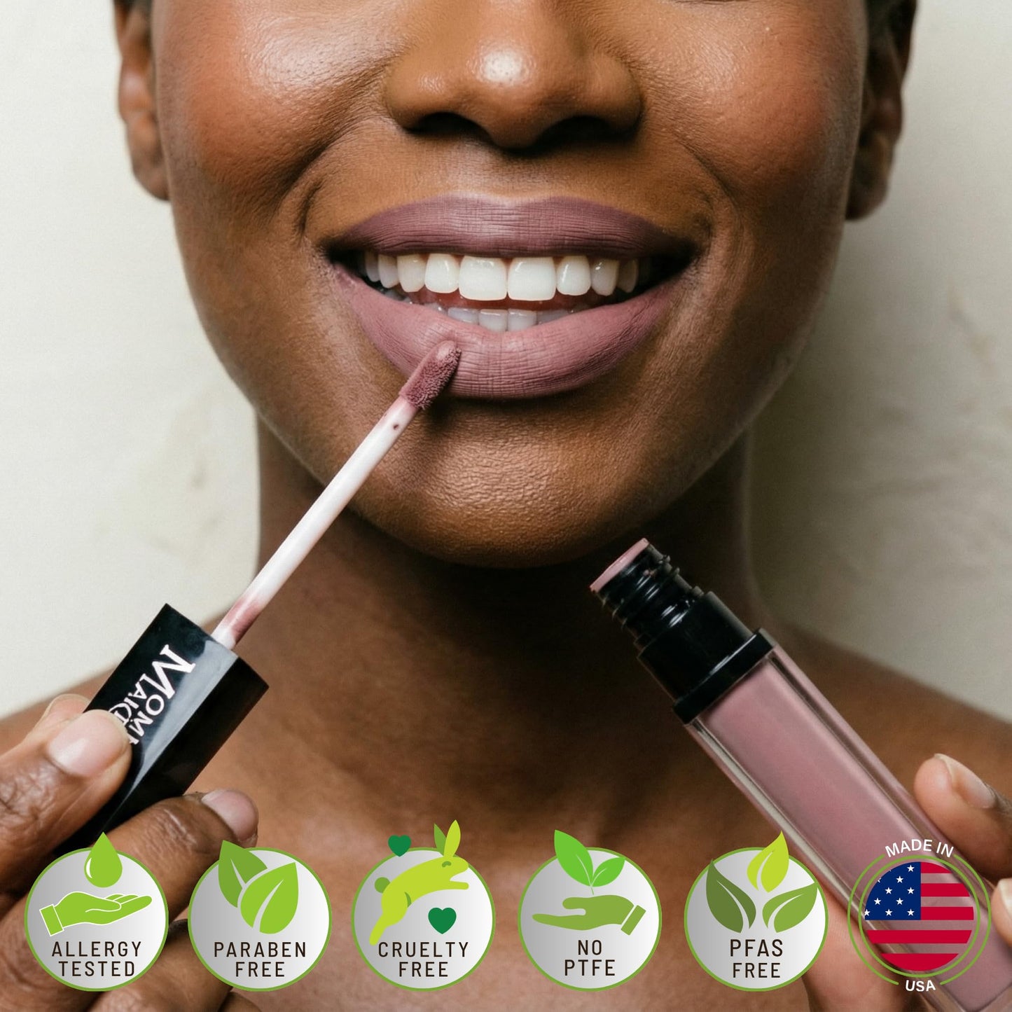 Mommy Makeup Stay Put Matte Lip Cream - Kiss-proof, Transfer-proof, Waterproof, Long Lasting Lipstick - Non-Drying Formula Infused with Vitamin E Beauty & Personal Care Mommy Makeup