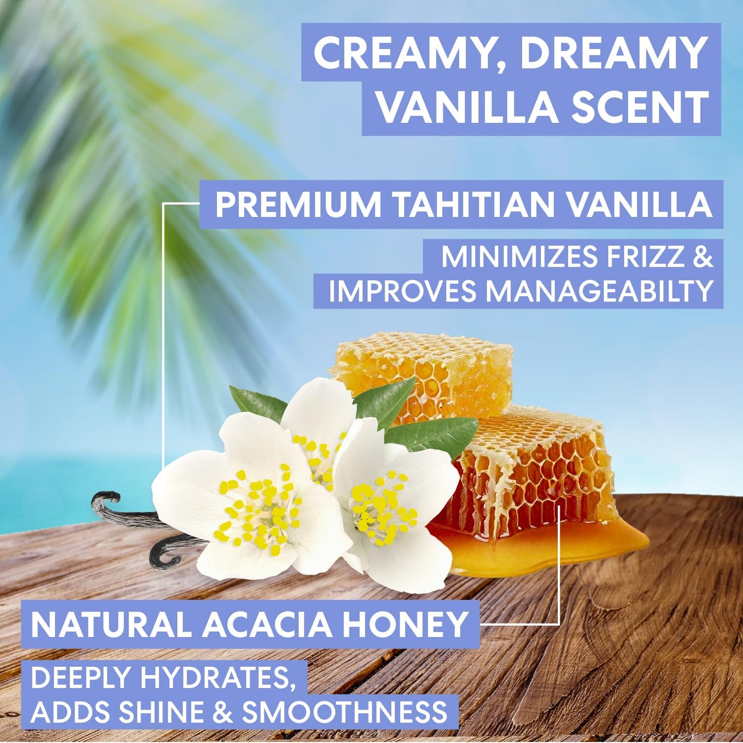 Palmer's Cocoa Butter Formula, Tahitian Vanilla Leave In Conditioner Spray, (8.5 Fl Oz), Hydrating Hair Detangler with Acacia Honey & Vitamin E, Heat Beauty and Personal Care Palmer's