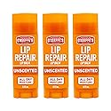O'Keeffe's Lip Repair Unscented Lip Balm for Dry, Cracked Lips - Stick (3 Pack) - Moisturizer for Very Dry Lips Beauty & Personal Care O'Keeffe's