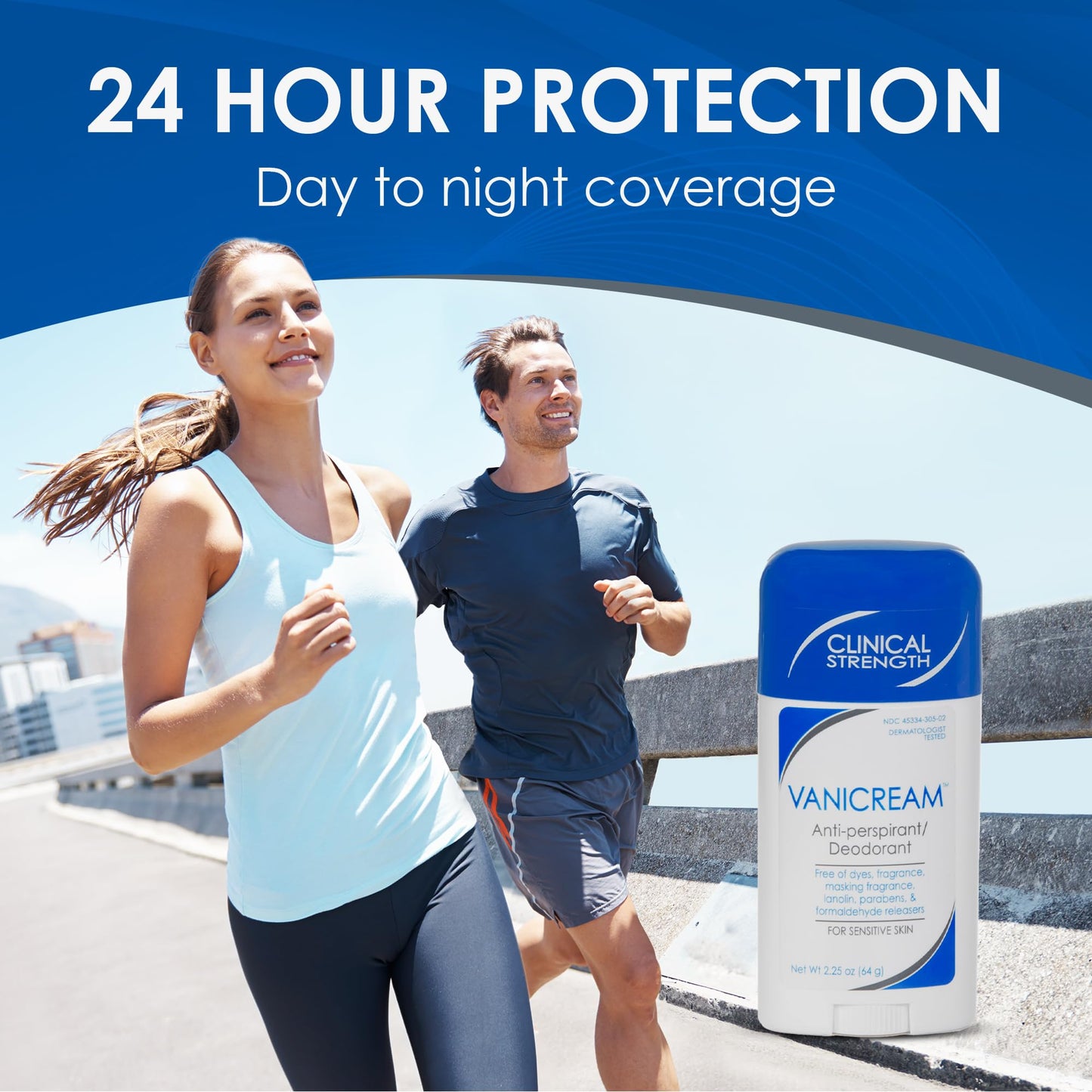 Vanicream Anti-Perspirant Deodorant for Sensitive Skin - 2.25 oz - Clinical-Strength Deodorant with 24-Hour Protection - Unscented Beauty and Personal Care Vanicream