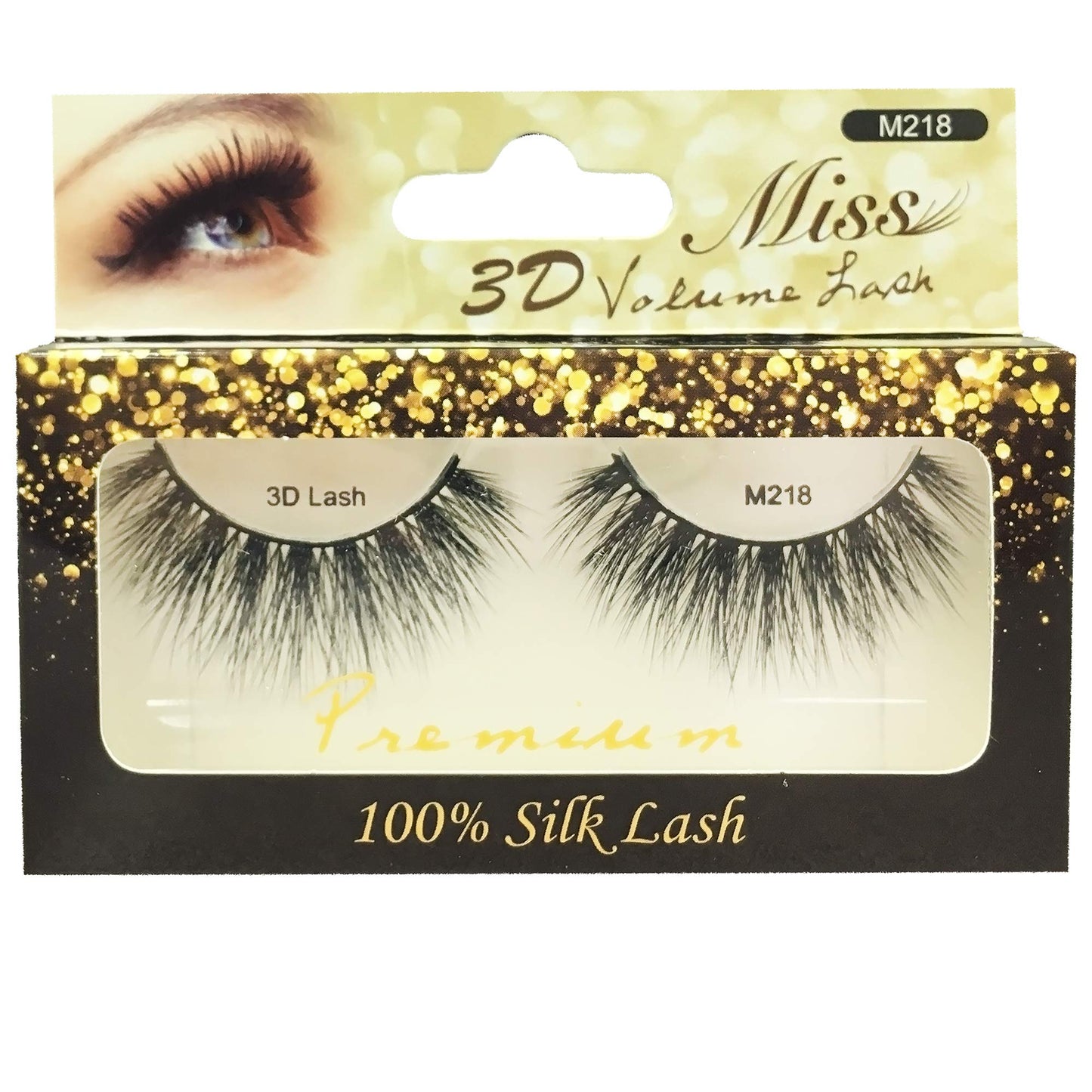 "4 Pairs" Miss Lash 100% Handmade Tapered 3D Volume lash M218 Beauty & Personal Care Miss Lashes