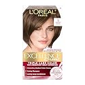 L'Oreal Paris Excellence Crème Permanent Hair Dye, Triple Care Hair Color with Hyaluronic Acid for 100% Gray Coverage, 5 Medium Brown, 1 Kit Beauty & Personal Care L'Oreal Paris