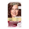 L'Oreal Paris Excellence Crème Permanent Hair Dye, Triple Care Hair Color with Hyaluronic Acid for 100% Gray Coverage, 6RB Light Reddish Brown, 1 Kit Beauty & Personal Care L'Oreal Paris